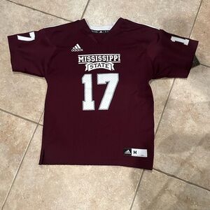 Adidas Mississippi State Burgundy Jersey